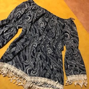 Off the shoulder romper